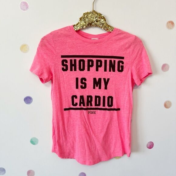 PINK Victoria's Secret Tops - PINK shopping Tshirt